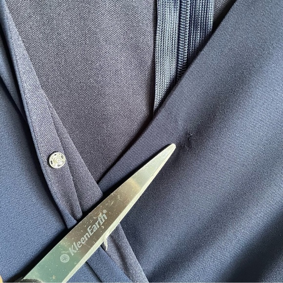 Dee Elly Faux Wrap Tulip Waterfall Dress Style #DA 6536-AAH - Picture 9 of 9